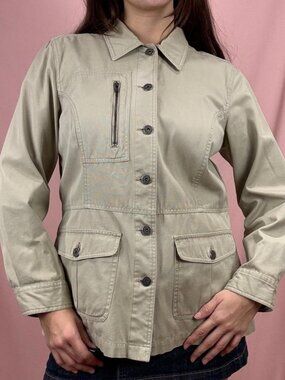 Beige Utility Jacket